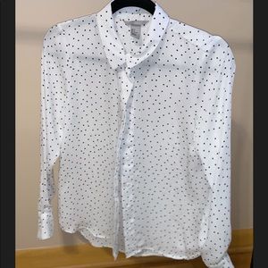 H&M polka dot blouse